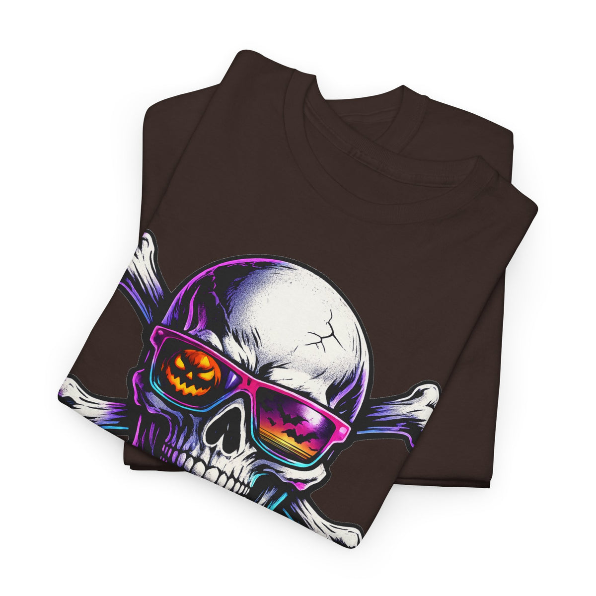 Neon Skull & Crossbones Graphic Tee