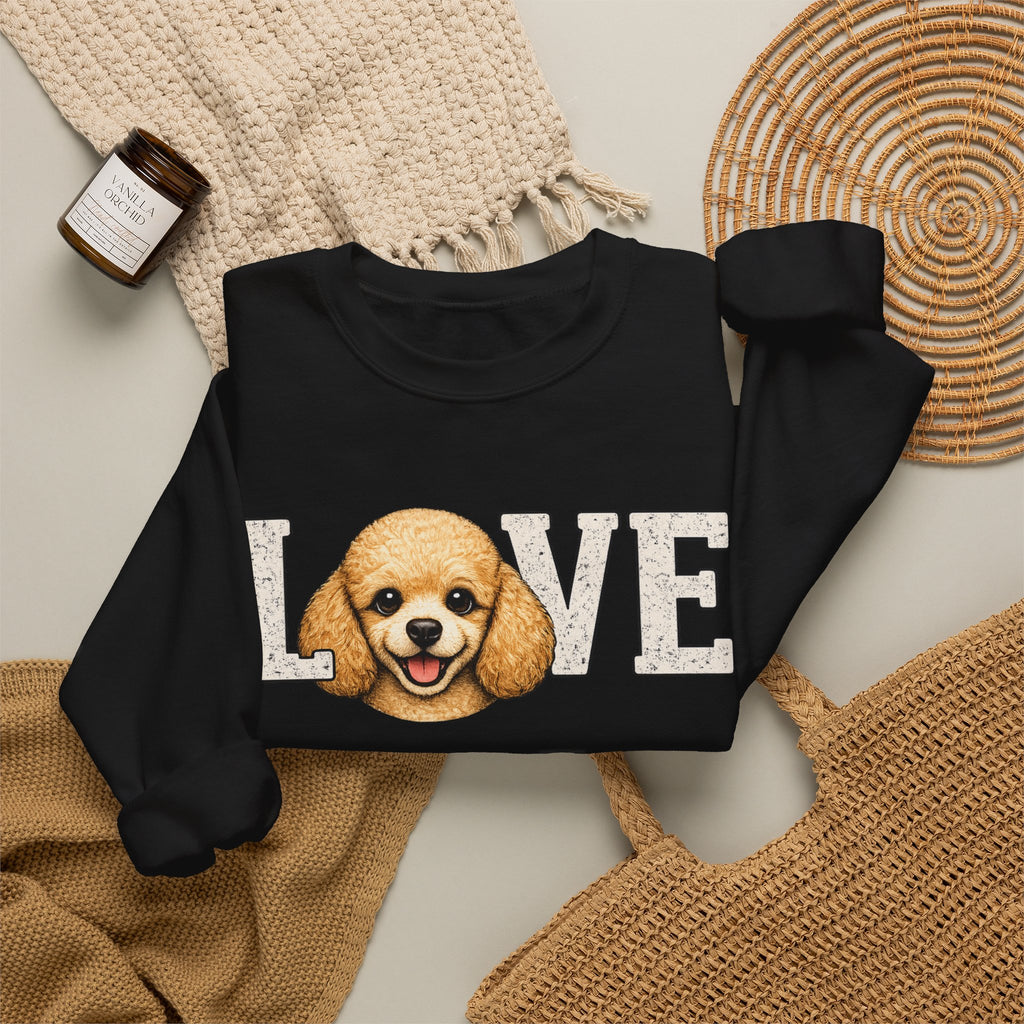 Poodle LOVE - Crewneck Sweatshirt