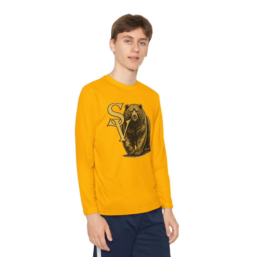Diane J. Design Bear Mascot Long Sleeve Tee