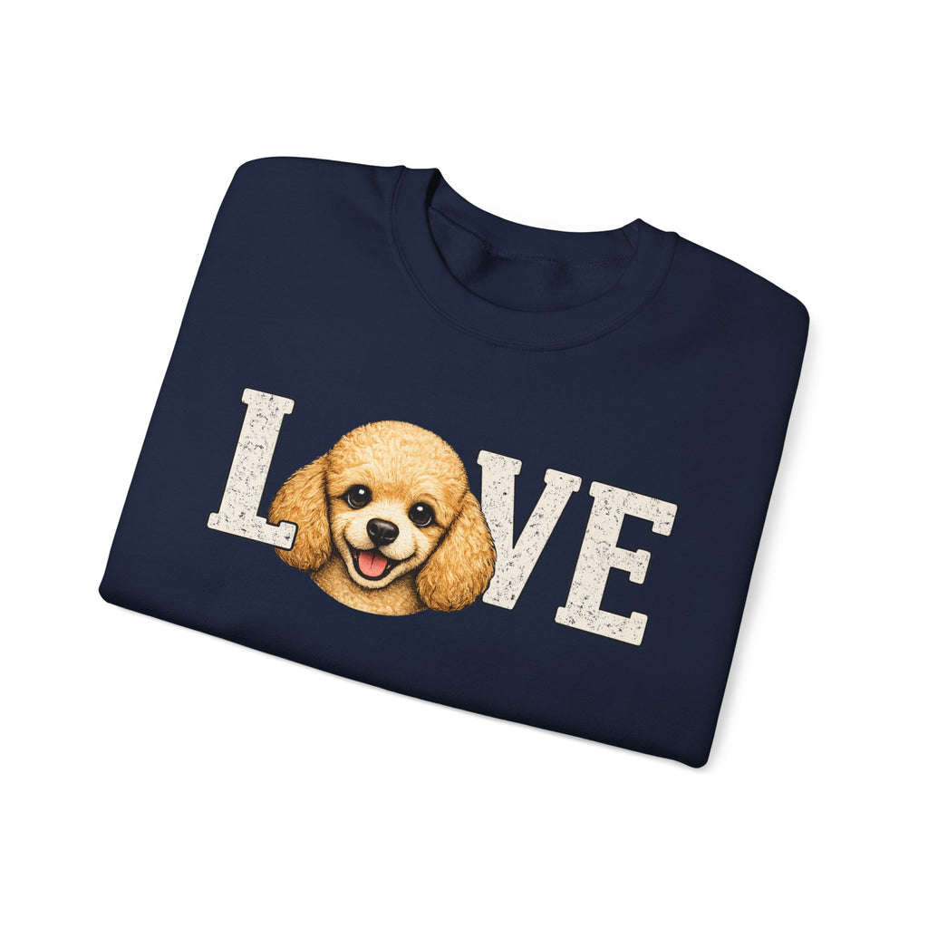 Poodle LOVE - Crewneck Sweatshirt