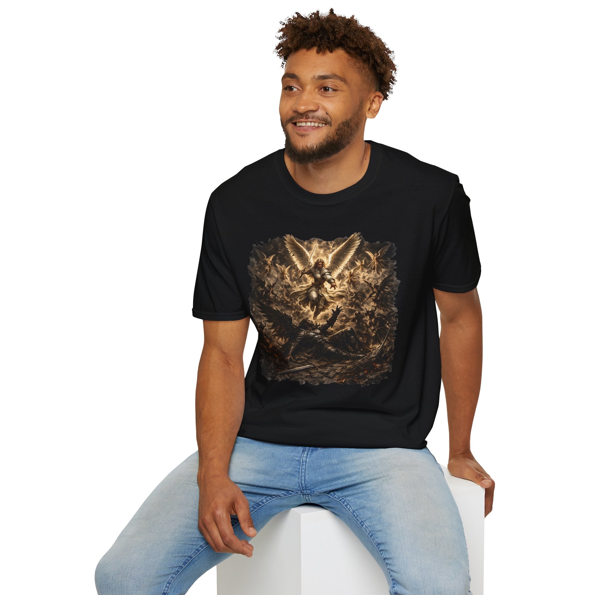 The War In Heaven Graphic T-Shirt — Spiritual Artwork