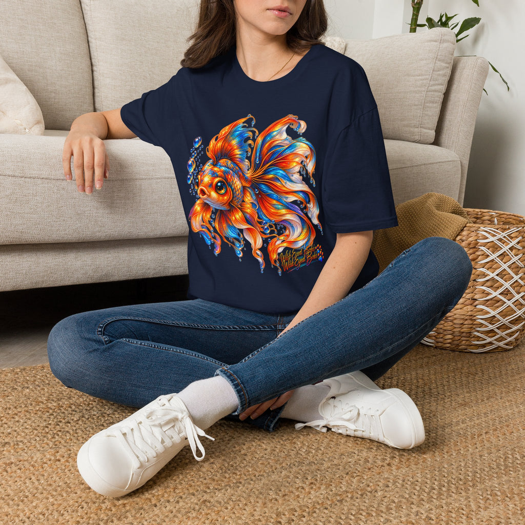 Colorful Goldfish T-Shirt — Vibrant Fish Art Tee