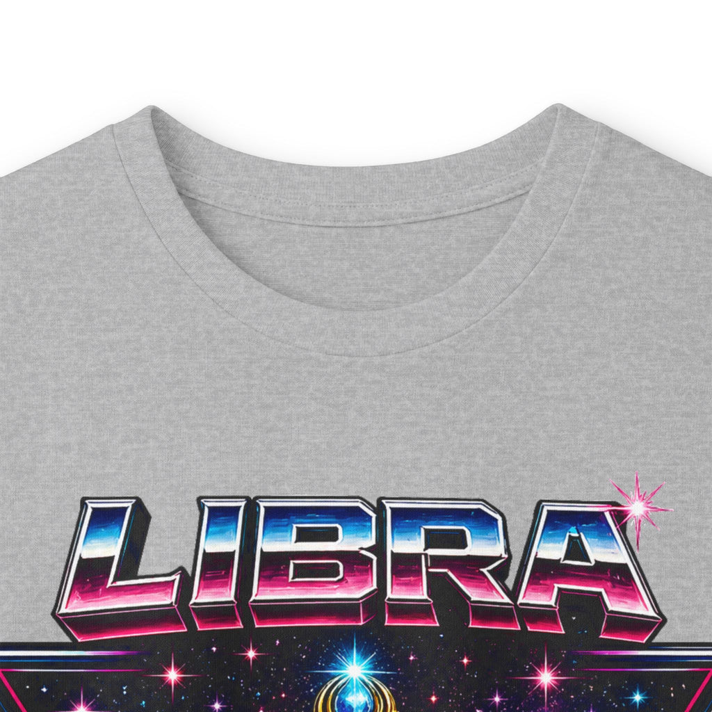 Libra Zodiac Scales Long Sleeve Tee — Retro Cosmic Astrology Shirt