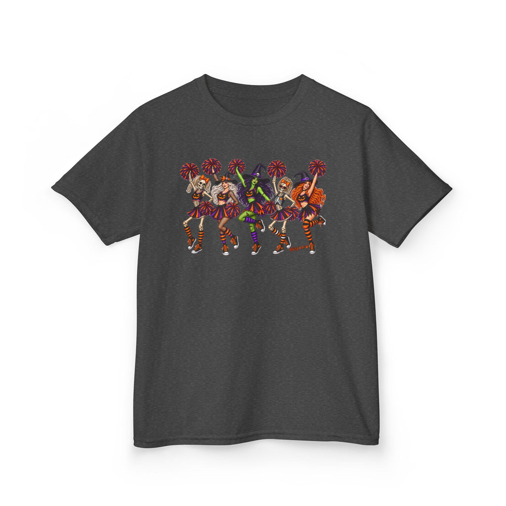 Kids Cheerleader Squad T‑Shirt — Colorful  Dancers Graphic Tee