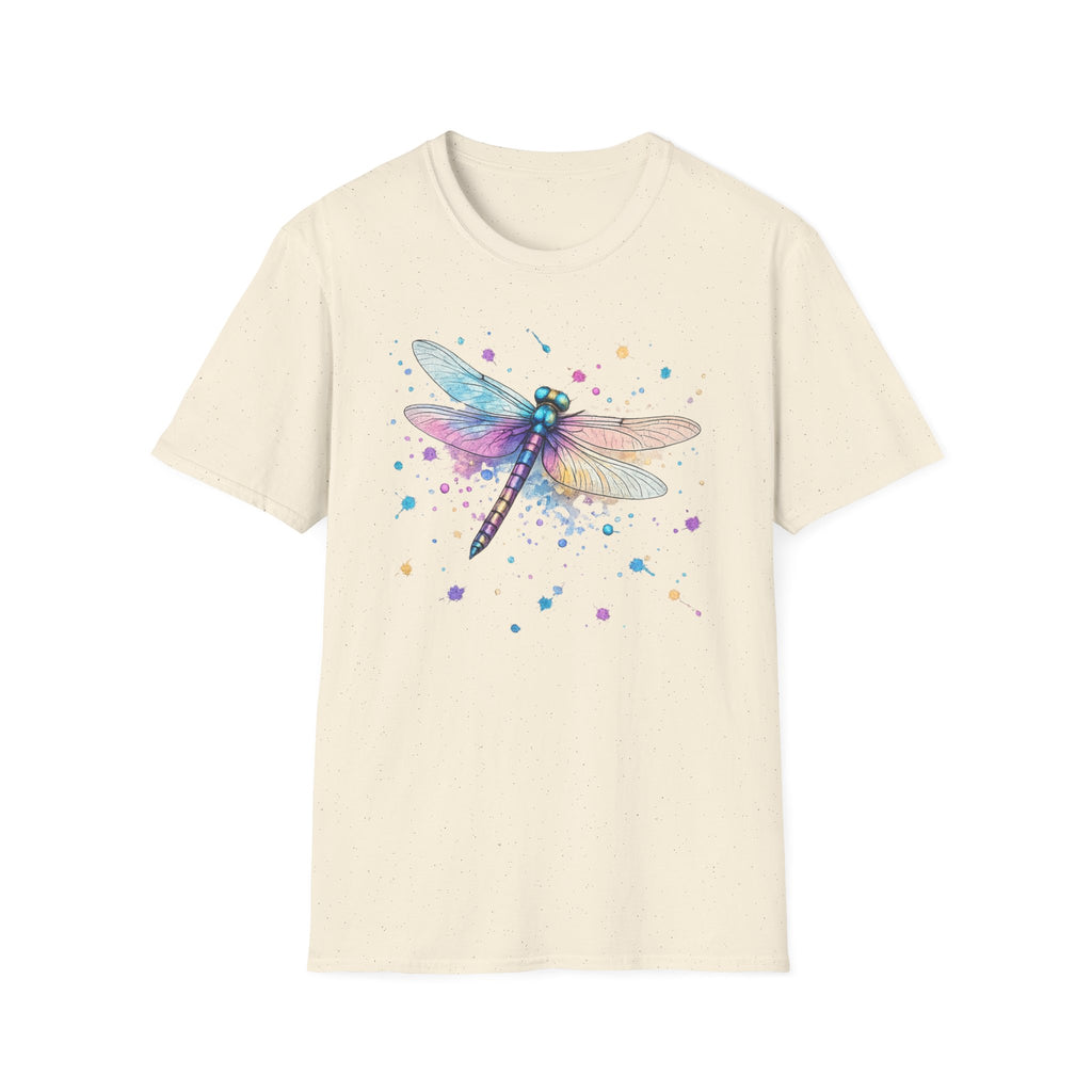 Dragonfly Watercolor T‑Shirt — Pastel Wing Nature Tee