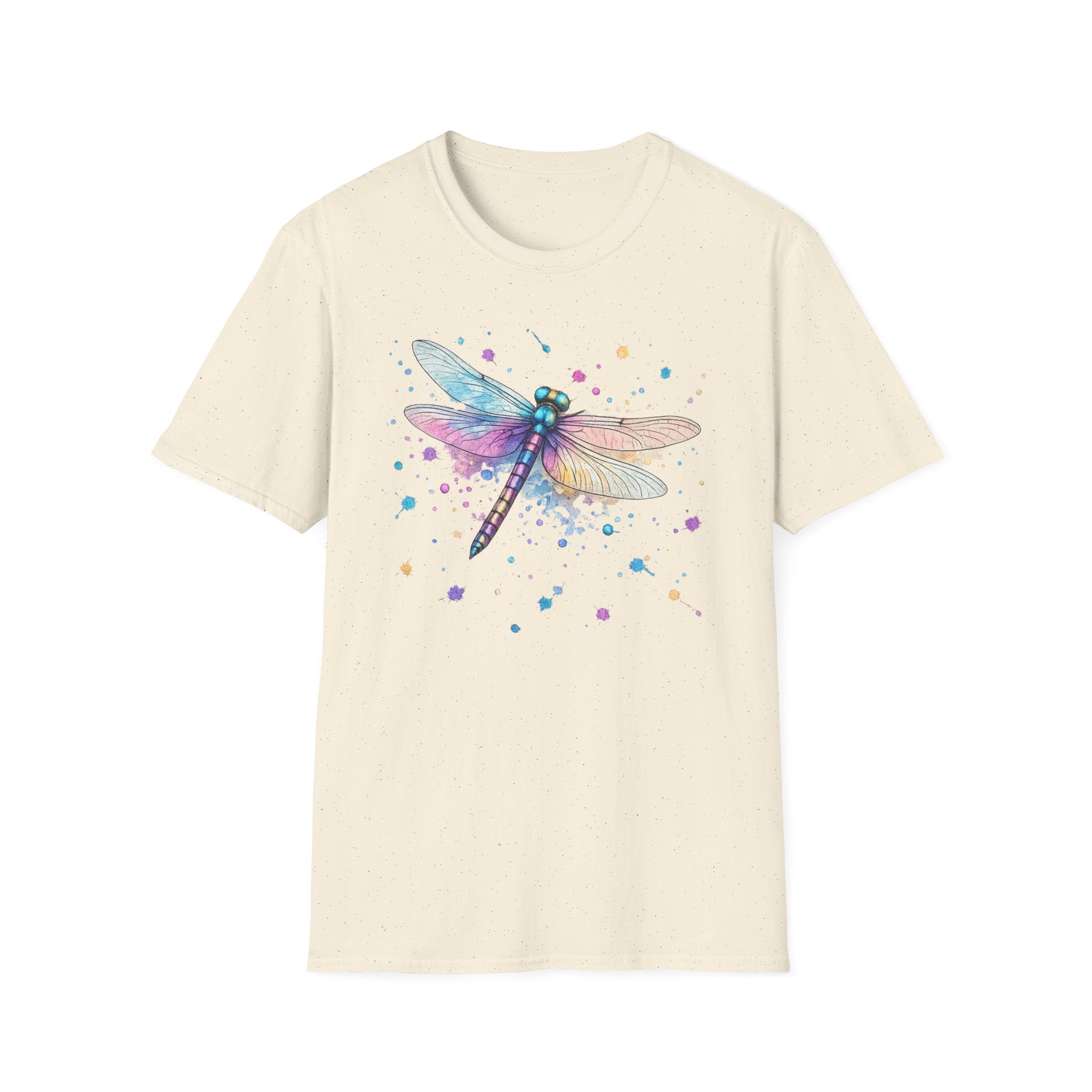 Dragonfly Watercolor T‑Shirt — Pastel Wing Nature Tee