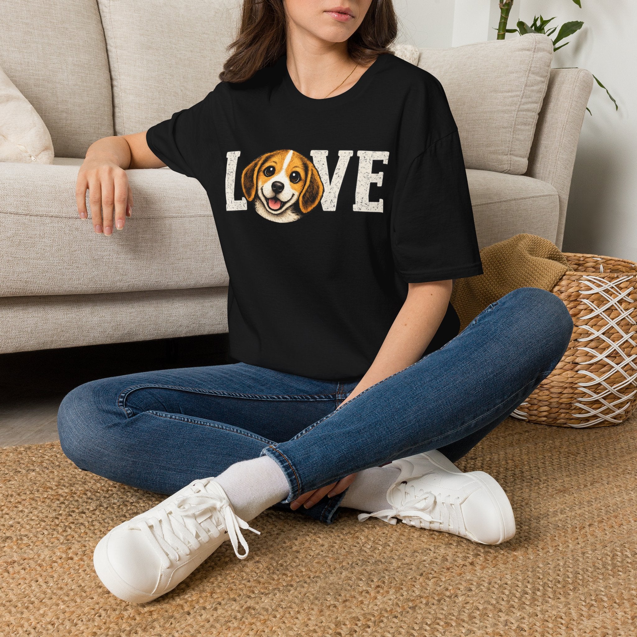 Love Beagle T-Shirt — Cute Dog Lover Tee