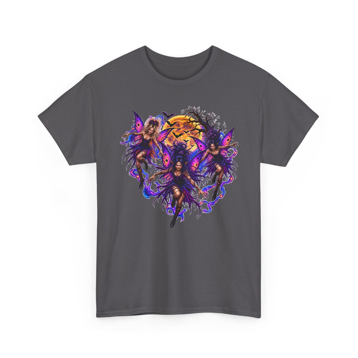 Evil Fairy T‑Shirt — Gothic Moonlit Graphic Tee