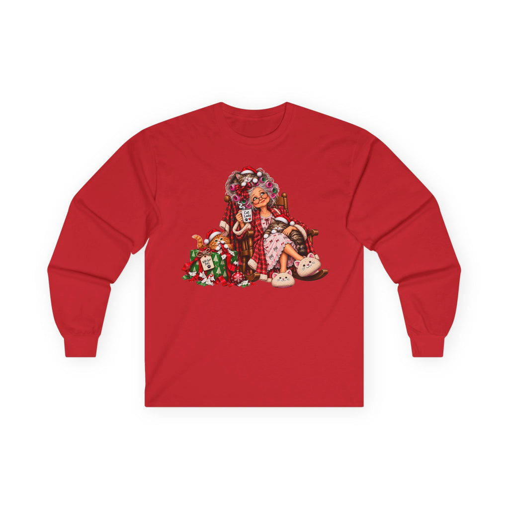 Christmas Cat Lady - cozy Holiday Cats and Coffee