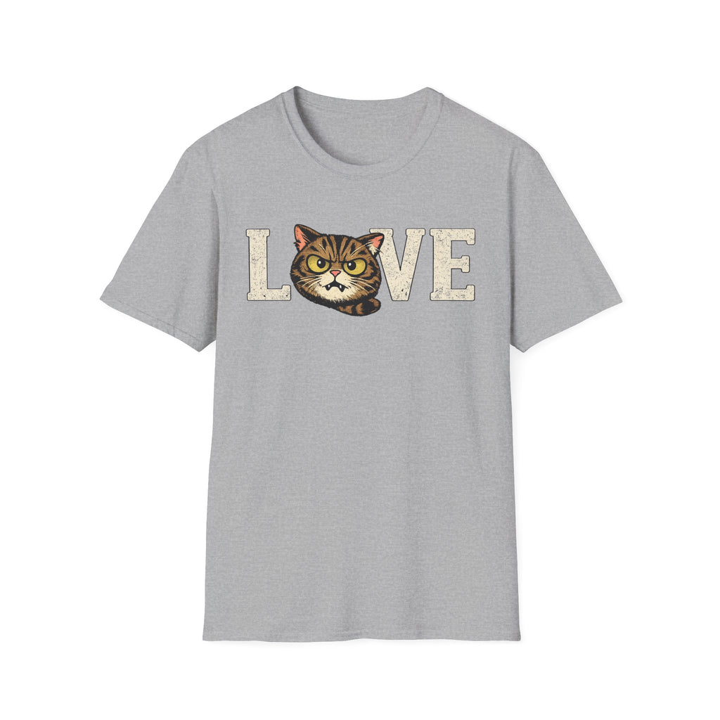 Cat Love T-Shirt — Vintage Kitten Graphic Tee for Cat Lovers