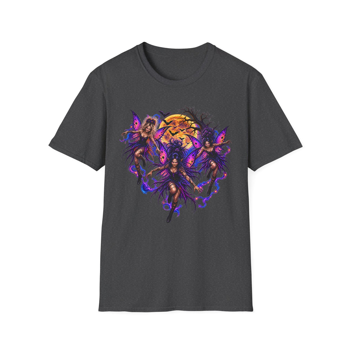 Fairy Moon Tee — Mystical Butterfly Faeries Graphic T-Shirt