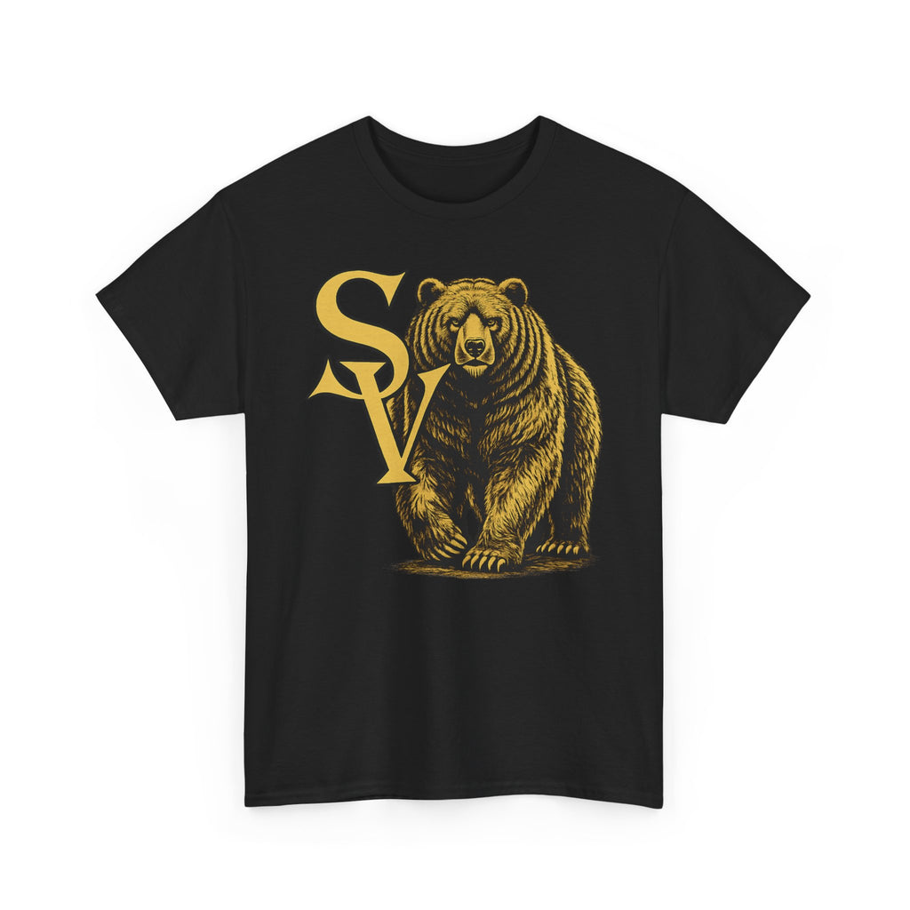 Bear Logo Tee — Vintage SV Grizzly Graphic T-Shirt