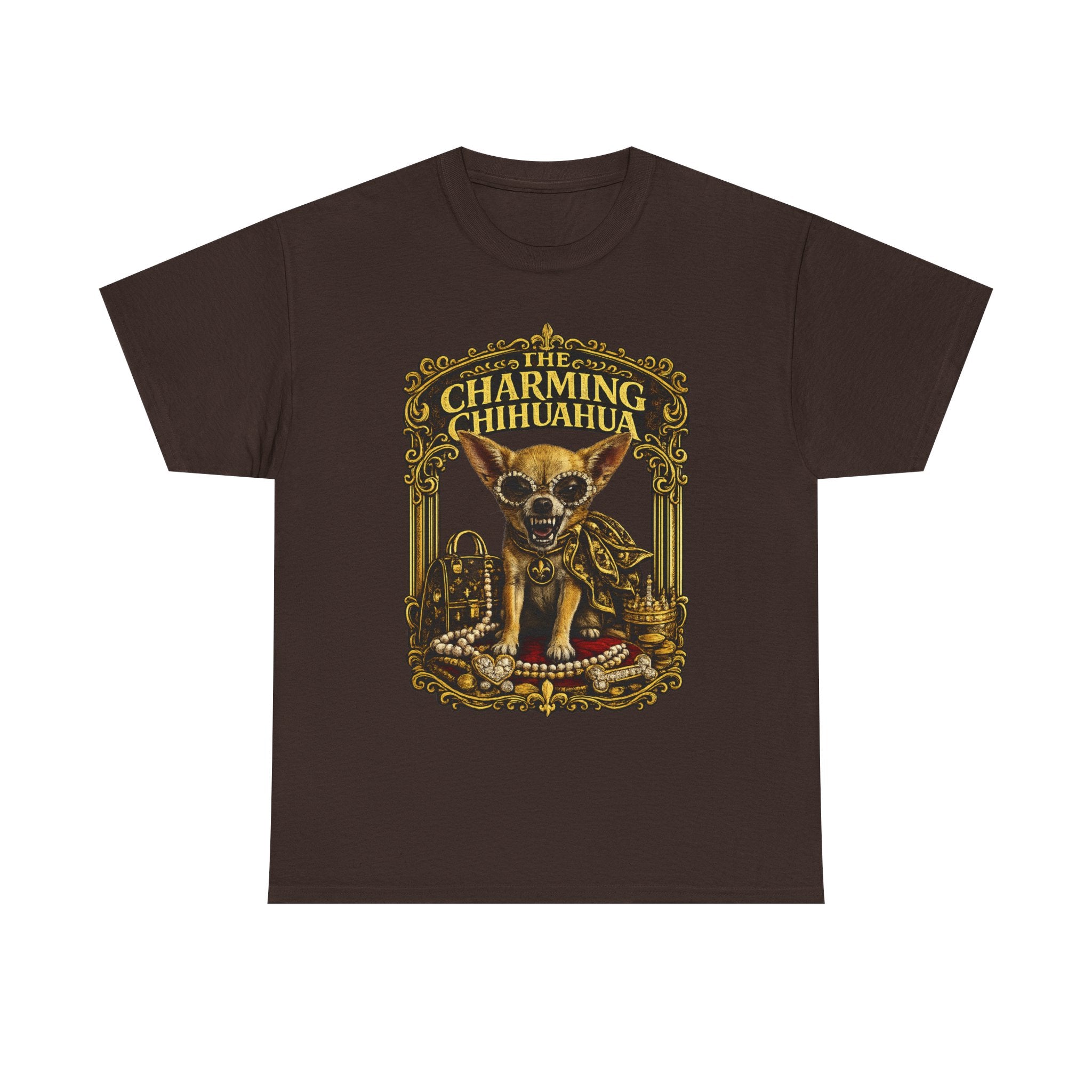 Chihuahua Tee-The Charming Chihuahua T-Shirt — Vintage Pet Portrait Tee