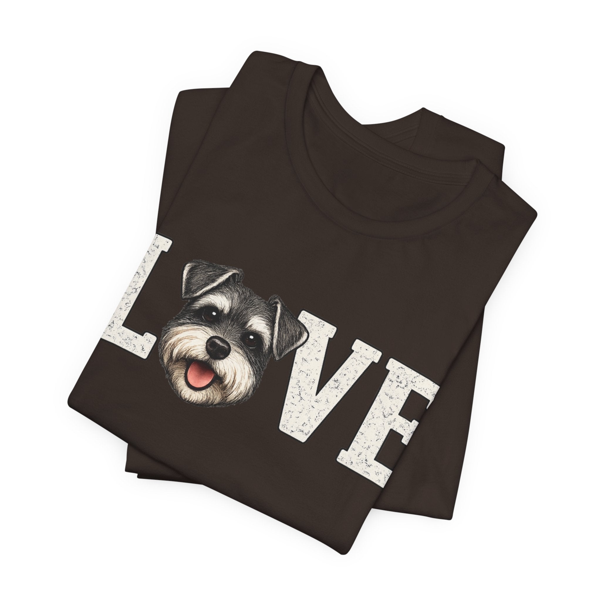 Love Schnauzer T-Shirt — Cute Dog Lover Tee