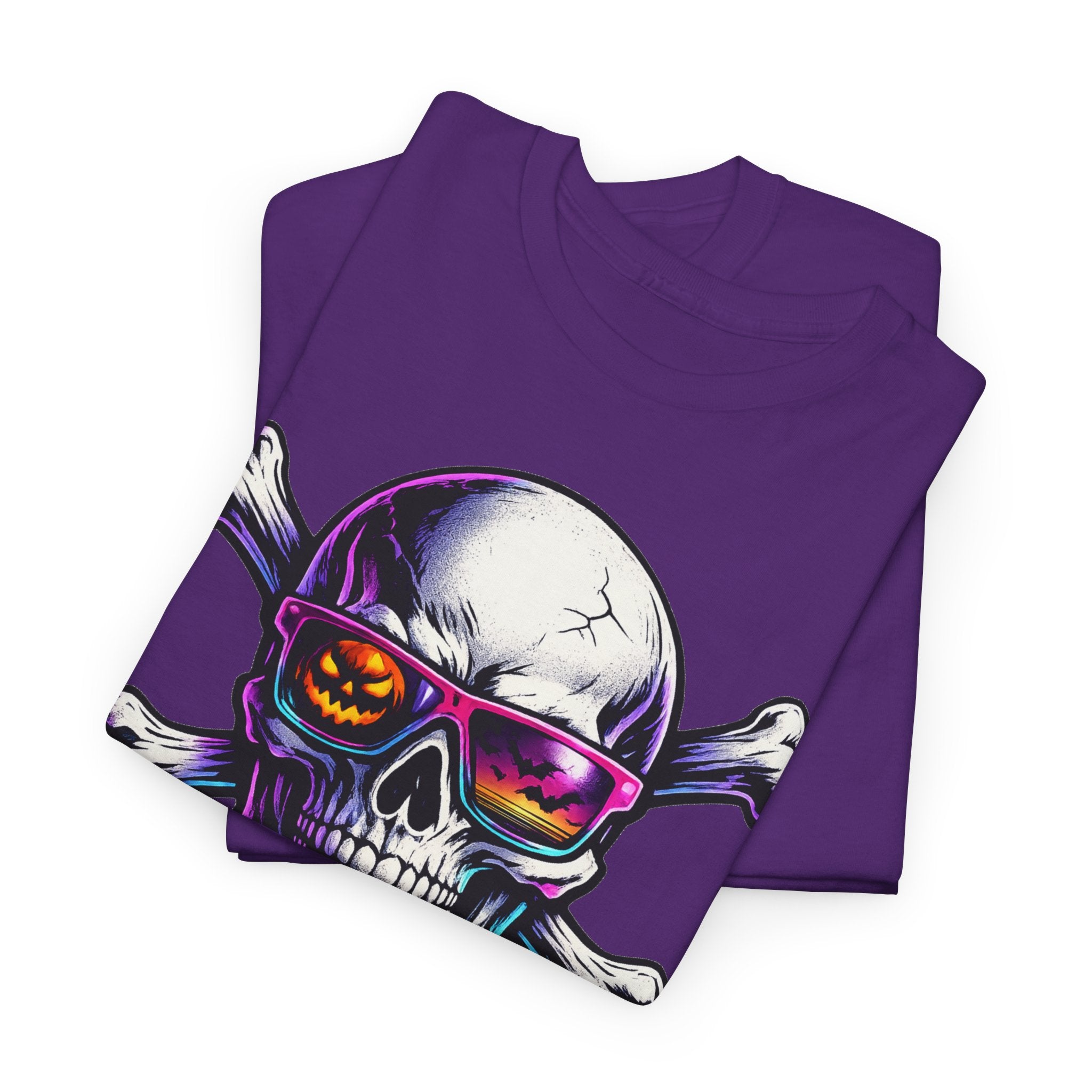 Neon Skull & Crossbones Graphic Tee