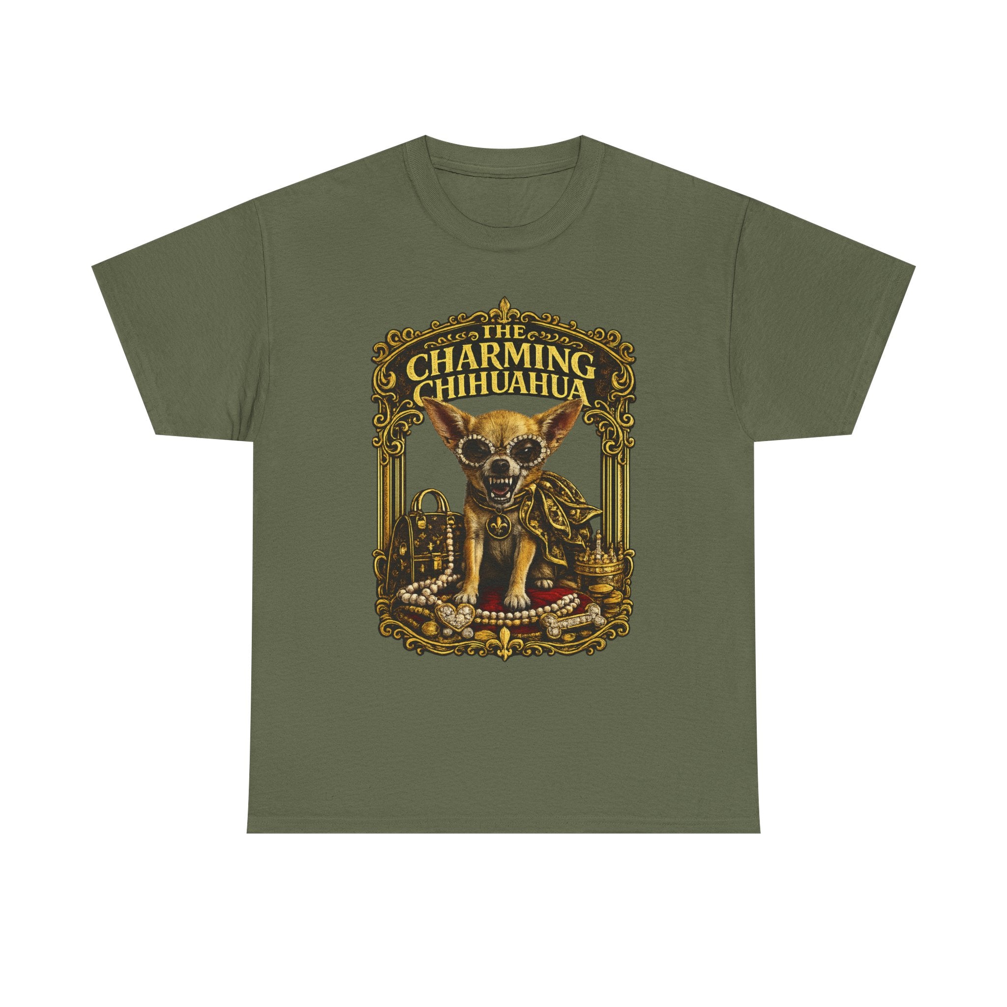Chihuahua Tee-The Charming Chihuahua T-Shirt — Vintage Pet Portrait Tee