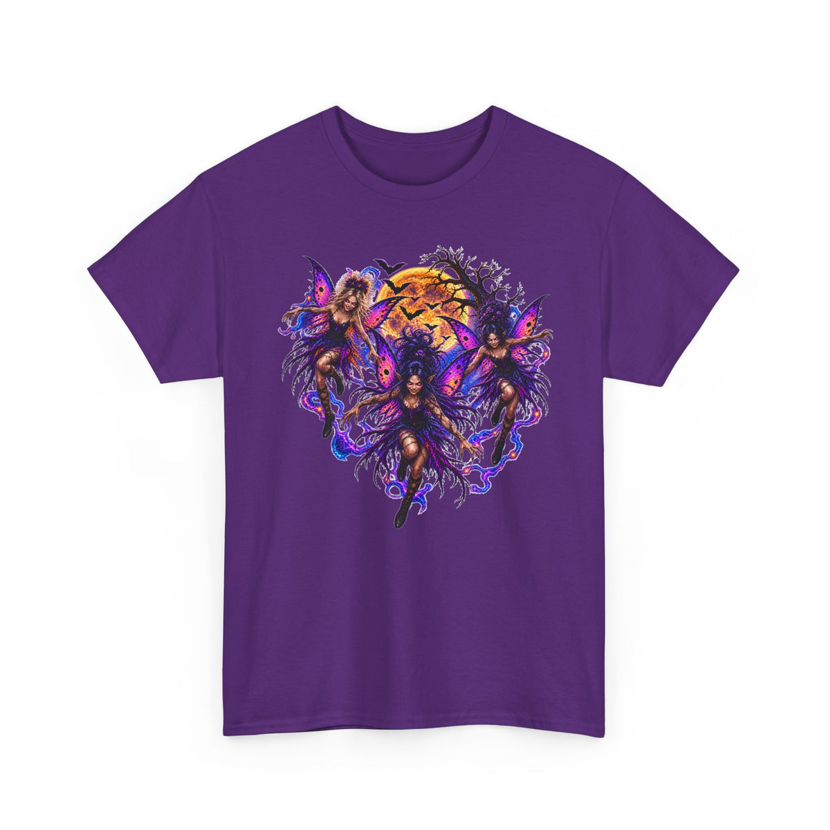 Evil Fairy T‑Shirt — Gothic Moonlit Graphic Tee