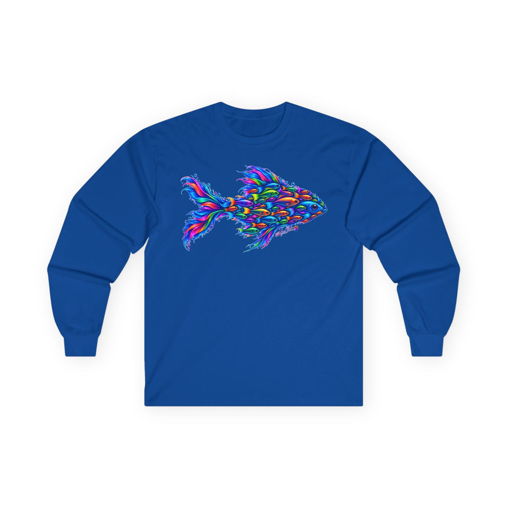 Colorful Fish Art Long Sleeve Tee