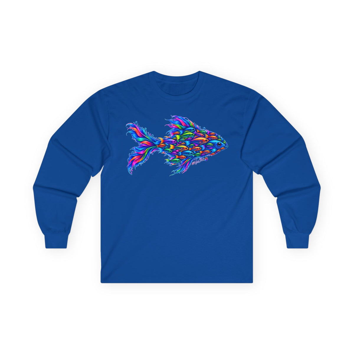 Colorful Fish Art Long Sleeve Tee