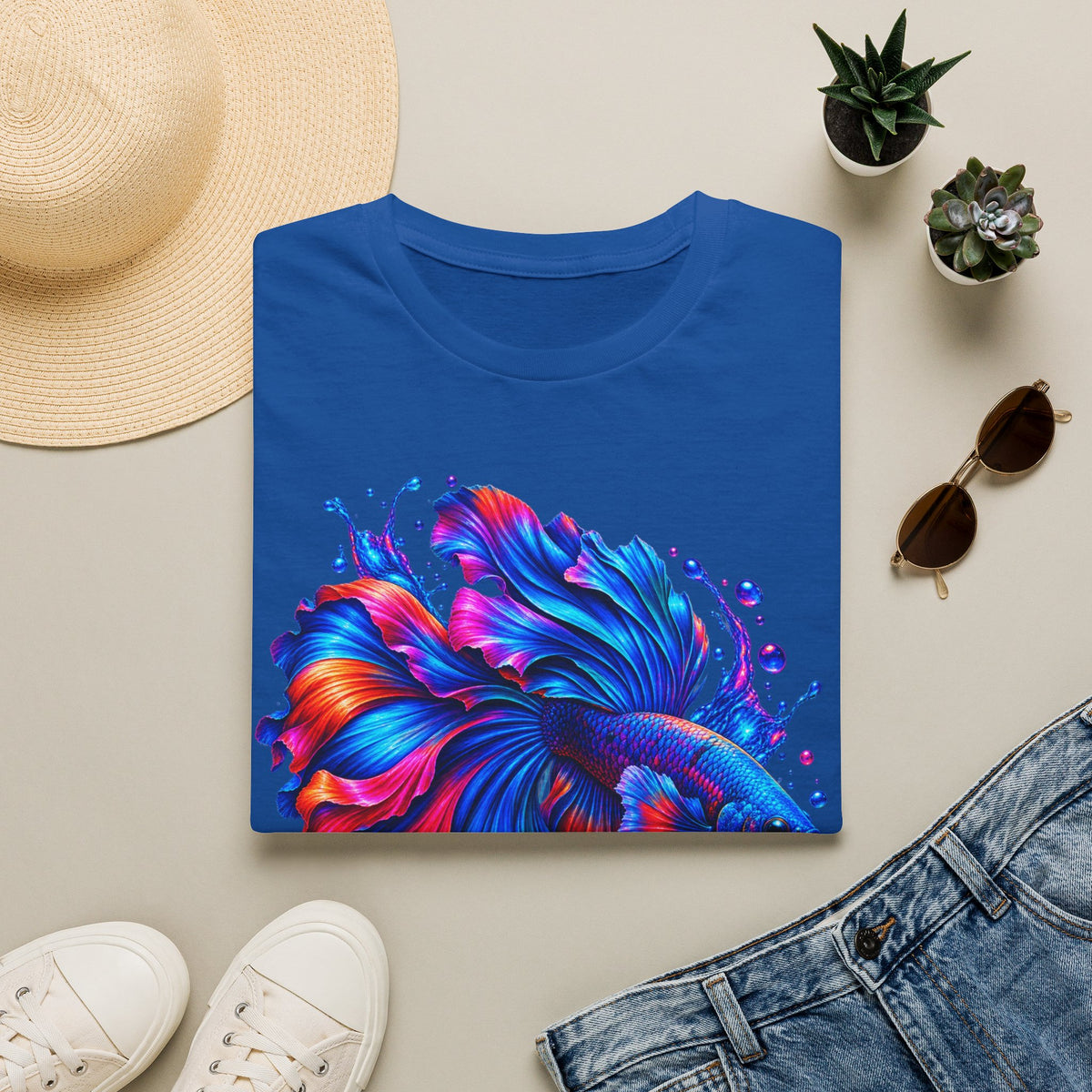 Betta Fish Color Splash T-Shirt