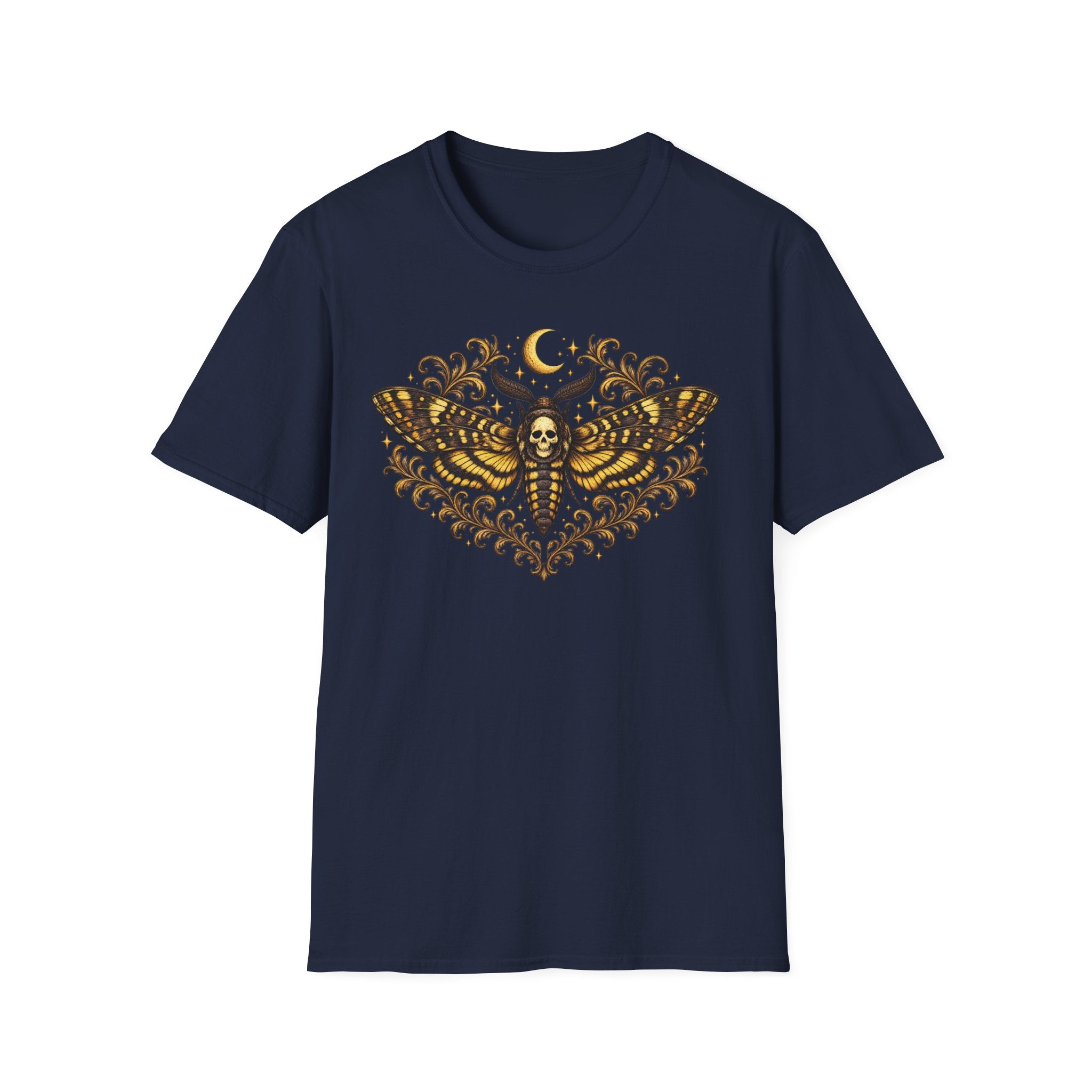 Moth & Moon Gothic Skull T-Shirt