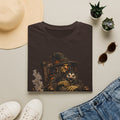 Witch and Possum Graphic T‑Shirt — Cozy Spooky Halloween Tee