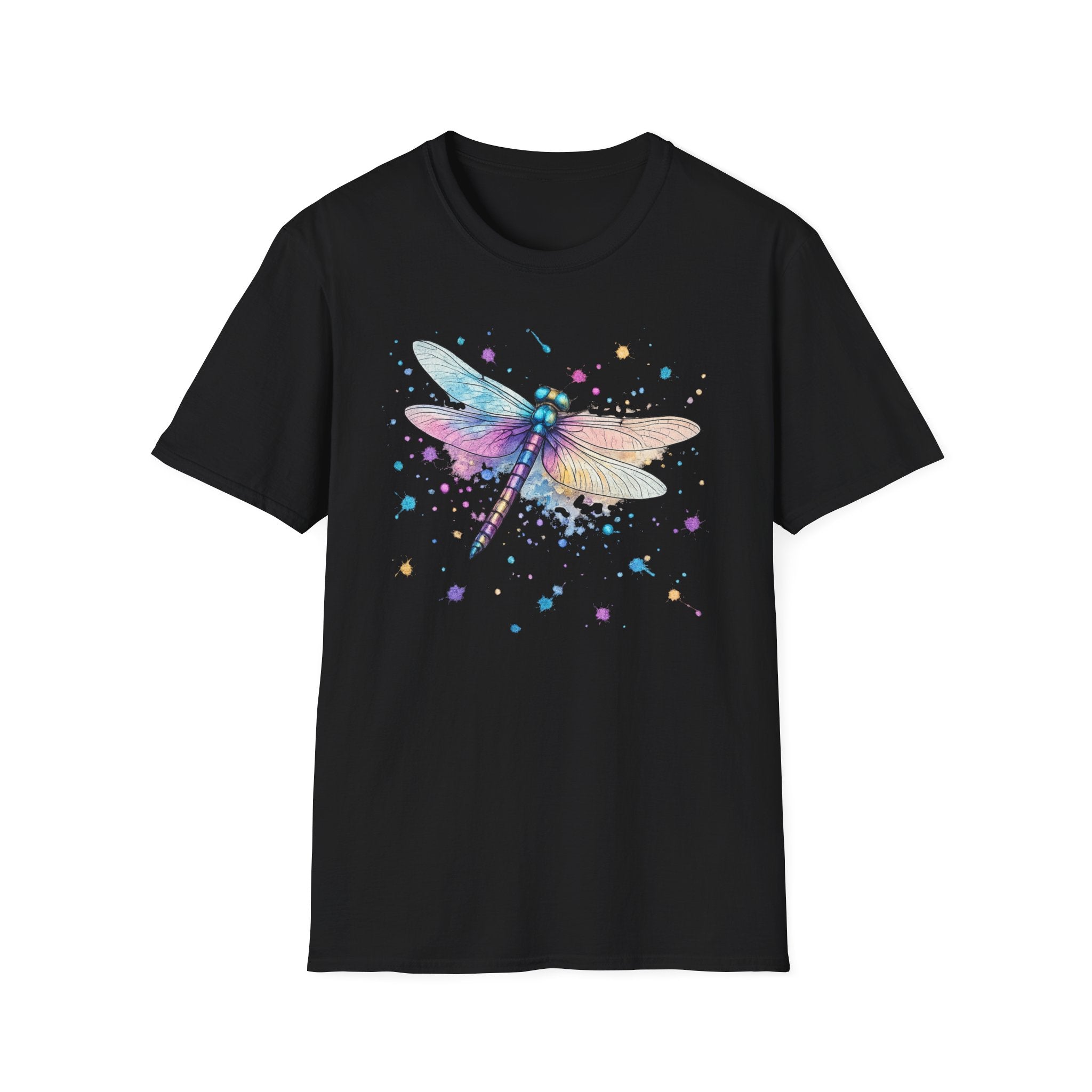 Dragonfly Watercolor T‑Shirt — Pastel Wing Nature Tee