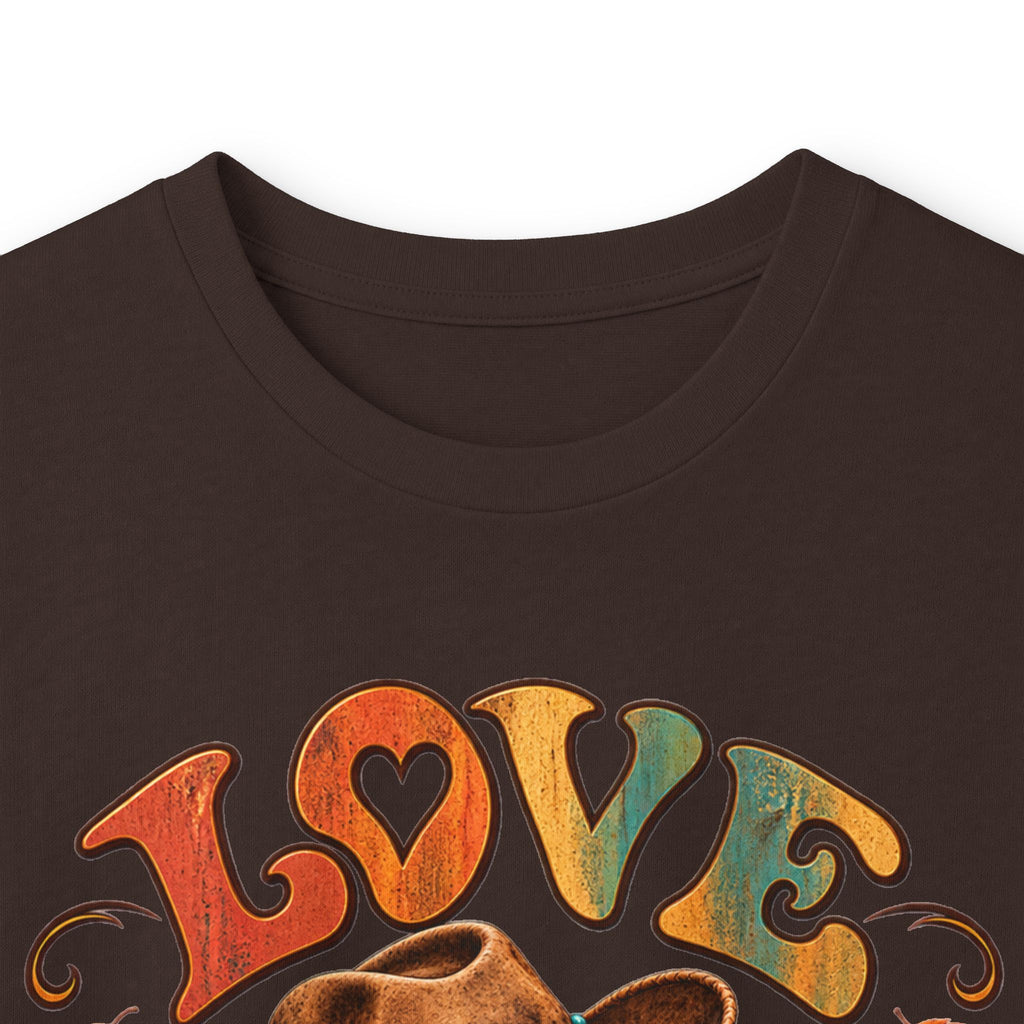 Love & Peace Retro Sunflower Long Sleeve Tee