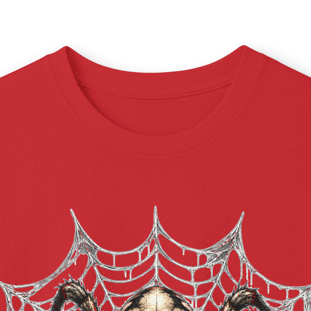Spider Skull Web Long Sleeve Tee