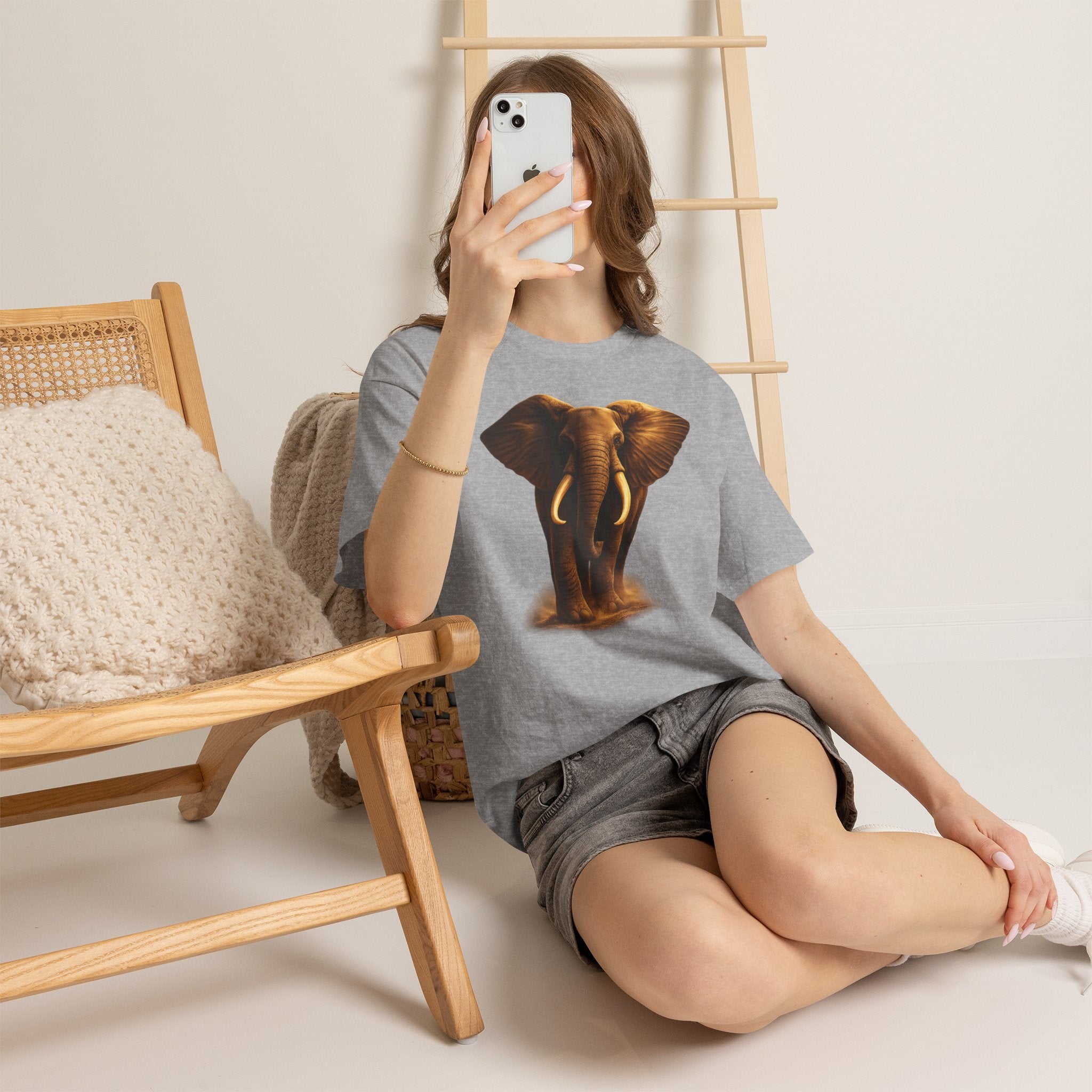 Majestic Golden Elephant T-Shirt