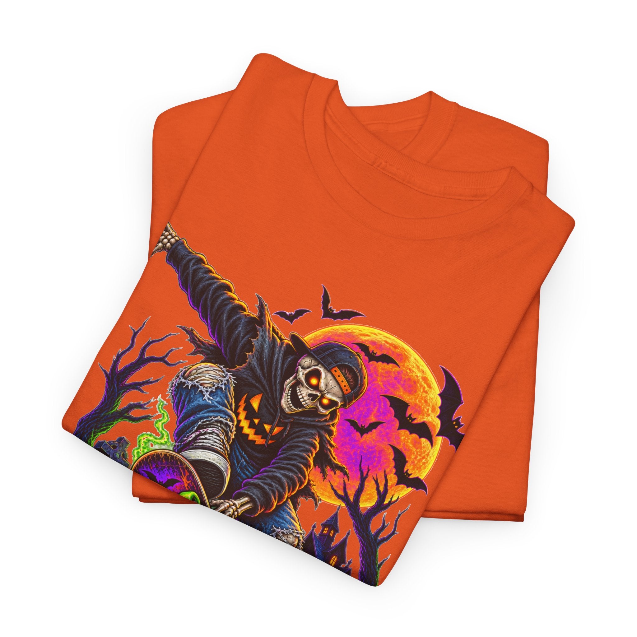 Halloween Scarecrow T-Shirt — Spooky Pumpkin Patch Graphic Tee